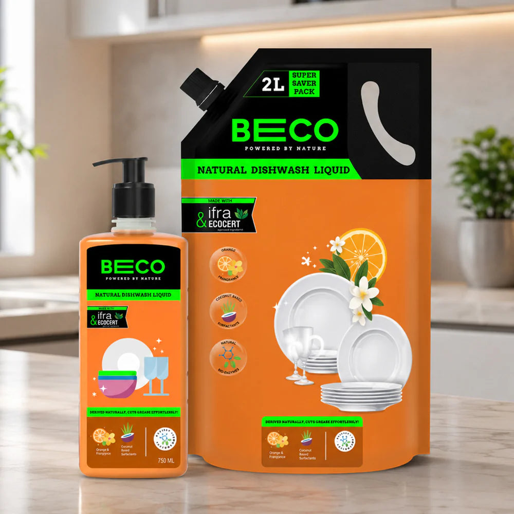 Dishwash Liquid Duo( Bottle + Refill combo)