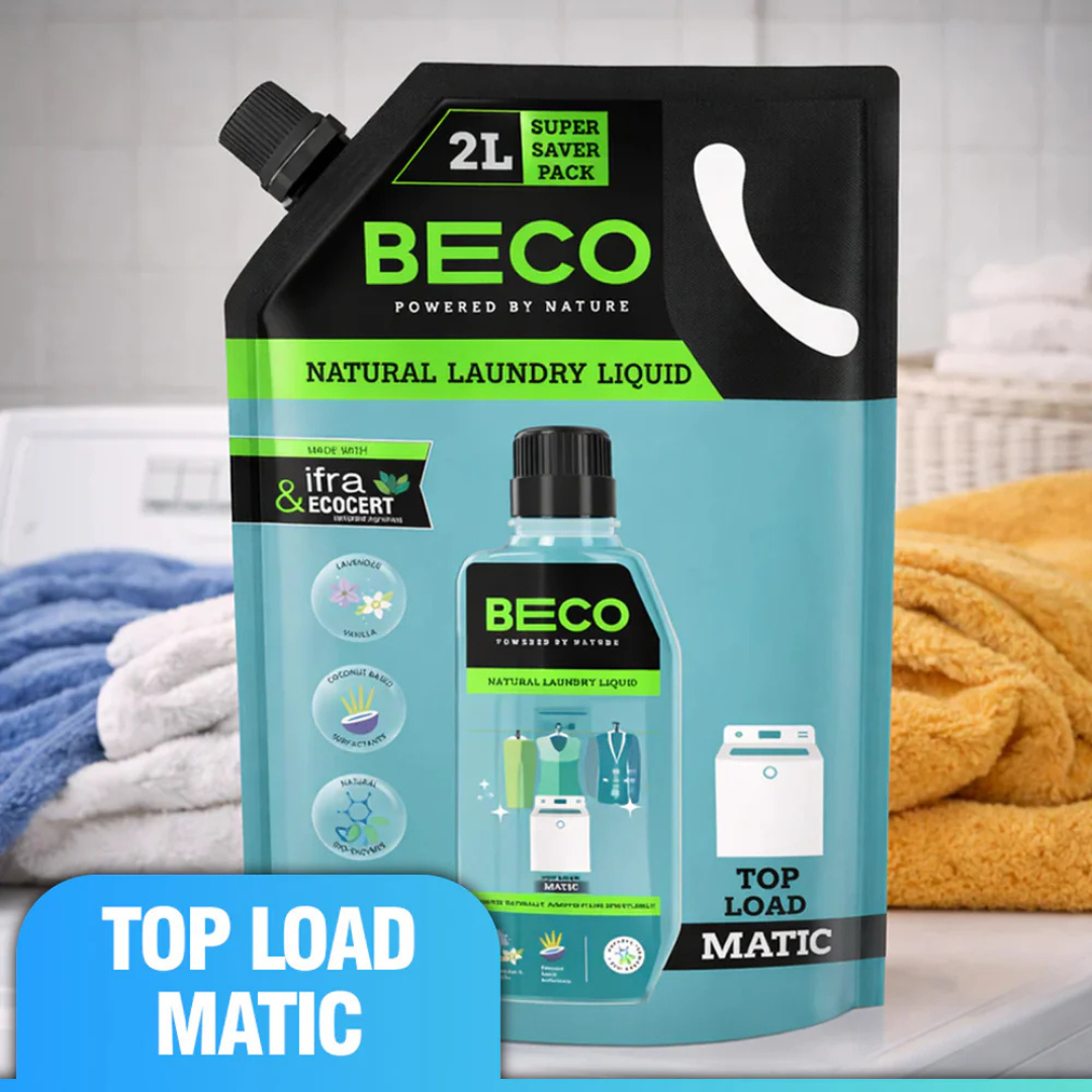 Natural Laundry Cleaner Liquid Refill- Top Load - 2 Ltr